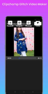 Clipchampion GlitchVideo Maker android App screenshot 4